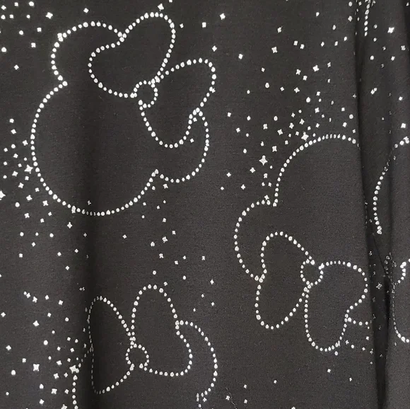 Torrid Disney Minnie Mouse high low Skater dress Black 2X